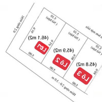 Bán 3 Lô Đất Hẻm 2,5 Mét Chỉ Sau Nhà Mặt Tiền Lê Hồng Phong 20 Mét. Thuận Tiện Xây Nhà