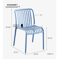 Ghế cafe nhựa đúc xếp chồng CC1580-S ở HCM Furni.vn Ghế nhập khẩu hiện đại giá rẻ