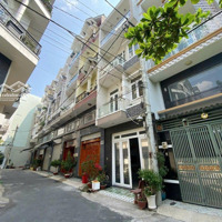 Nhà 4.65M Nở Hậu 5.5M Dài 18M Đúc 4 Tầng Hẻm Xe Hơi 6M P15 Tân Bình