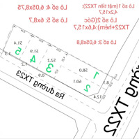 Bán Đất Đẹp Mặt Tiền Thạnh Xuân 22, Quận 12. Gần Chợ Minh Phát Kinh Doanh Đầu Tư Tốt Giá Từ 3Tỷ699