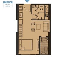 Chính Chủ Bán Studio Mik Cổ Loa Giá Siêu Tốt, Đầu Tư Lãi , Toà Y4 Tầng Trung View Bể Bơi 33,3M2