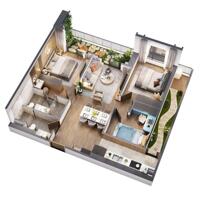 Chính chủ cần bán căn hộ 3N 99,6m2 đẹp nhất Dự án The Wisteria Đường 32, Xã Di Trạch, Hoài Đức, Hà Nội.