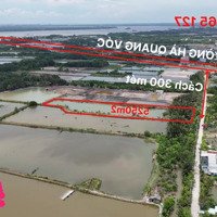 Bán 5250 M2 Đất Hẻm Bê Tông 4M Hà Quang Vóc, Xã Bình Khánh, Cần Giờ - Mặt Tiền Rộng 35M