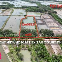 Bán 5250 M2 Đất Hẻm Bê Tông 4M Hà Quang Vóc, Xã Bình Khánh, Cần Giờ - Mặt Tiền Rộng 35M