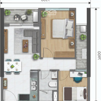 Cần Bán Căn Hộ 2Pn- 1 Vệ Sinh Tầng Cao View Quận 1 Thanh Toán 30% Đến Khi Nhận Nhà Dự Án Daqua