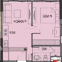 The Paris Tòa Pr3- Căn 1 Phòng Ngủ43M2 Thông Thủy Duy Nhất Còn Lại Giá Chỉ 3,1 Tỷ View Trọn Hồ San Hô Vhop