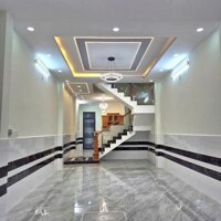 Nhà mới rất đẹp 1 trệt 2 lầu 4mx15m đường 5m tân thới hiệp 14 ngay metro