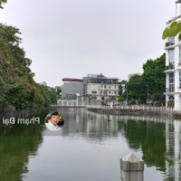 Siêu Hiếm!Bán Đất Gia Thượng, View Hồ Ao Lão,Diện Tíchto,Mặt Tiềnrộng, Vỉa Hè 3 Làn Xe, Xây Tòa Nhà/Biệt Thự