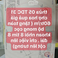 Bán 07 Lô Đất 54M2, 65M2 -Mặt Tiền4,5M - Tđc Kiến Thiết ( Tdc Hoa Quả) - Hb Đường 11M Giá Từ 59, 9 Triệu/M