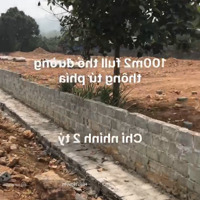 Khu Đất Mới F0 Tại Hoà Thạch-Quốc Oai. 100M2 Full Thổ Đường Thông Xe Đánh Võng Mà Chỉ Nhỉnh 2 Tỷ