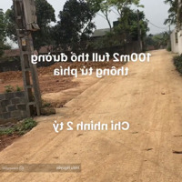 Khu Đất Mới F0 Tại Hoà Thạch-Quốc Oai. 100M2 Full Thổ Đường Thông Xe Đánh Võng Mà Chỉ Nhỉnh 2 Tỷ