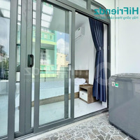 Khai Trương 1 Phòng Ngủban Công, Cửa Sổ, Nội Thất Tone Trắng Đen - Ngay Cầu Bông Sát Q1 - Máy Giặt Riêng