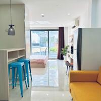 Căn hộ quận 1 cao cấp đường trần đình xu gần bùi viện full nội thất có ban công máy giặt riêng tivi