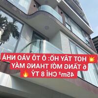 HOT- Tây Hồ- Ô TÔ vào nhà- 6 tầng mới- Thang máy - 45m2- 8 tỷ