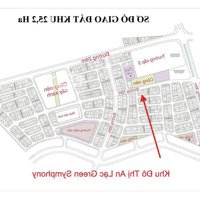 Bán Gấp Lô Áp Góc Mặt Tiền Siêu Chất Đất Dịch Vụ Vân Canh Khu 25Ha