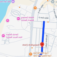 Bán Nhanh Lô Đấtmặt Tiền7M5 Hoàng Bình Chính - Gần Bãi Tắm Non Nước,Diện Tích15X20M