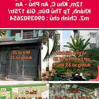 Bán đất đường số 33 KĐT mới An Phú An Khánh Q2, TP Thủ Đức. 160m2 giá chỉ 175tr/m2.