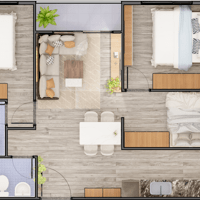 Ra hàng tầng 8 tầng 10 chung cư thương mại Yên Bình Complex vốn ban đầu chỉ 400tr căn 2 ngủ.