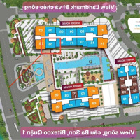 Giá Tốt Bán 13.8 Tỷ Căn 2 Phòng Ngủview Sông Q1, Tầng Cao Toà Golden (Gh09) Kế Căn Góc Sát Sông View Vip