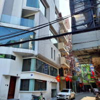 Bán Nhà Nguyễn Ngọc Vũ Gpxd Mới Kính Cong,56M2 X6Tầng Thang Máy,Ô Tô Cách 5M,Full Nội Thất