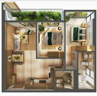 Thanh Toán 1.7 Tỷ Sở Hữu Căn 2 Ngủ 74M2 Skyforest View Biệt Thự Đảo Tầng 16