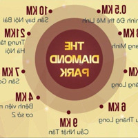 4.9 Tỷ Lô Nền Gần 200M Đường To The Diamond Park Tiền Phong - Mê Linh- Hn 0967522585