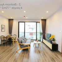 Căn Hộ Dịch Vụ 2 Ngủ Full Đồ 72M2 Có Dọn Dẹp / 2 Nhà Tắm / Ban Công Có Máy Giặt / Free Wifi