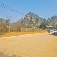 Bán Lô Đất Bám Mặt Đường Liên Xã Mặt Tiền 29M Có 2 Mặt Đường