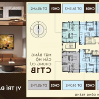 Bán Căn Hộ Chung Cư Ct1B Diện Tích 54M2 Quang Trung, Tp Vinh Giá Chỉ 36 Triệu/M