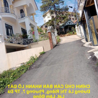 Chính Chủ Cần Bán Nhanh Lô Đất Đường Lê Thị Riêng, Phường 7, Tp Đà Lạt, Lâm Đồng
