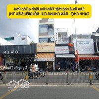 Cho Thuê Nhà Mặt Tiền Hòa Bình 72M², 3 Lầu - Ngay Chợ-Siêu Thị