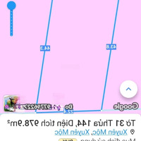 Vườn Nhãn 1000M2 Phủ Hồng Đất Ở Có 22Mmặt Tiềnnhựa Xã Xuyên Mộc H Xuyên Mộc Brvt