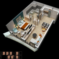 Bán Căn Hộ 1 Phòng Ngủ32M2 Khách Sạn Citadines Hạ Long, View Biển Full Nội Thất Cao Cấp Giá Từ Cđt
