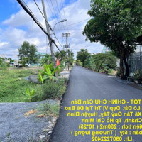 Giá Tốt - Chính Chủ Cần Bán Nhanh Lô Đất Đẹp Vị Trí Tại Huyện Bình Chánh, Tp Hcm