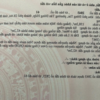 Bán Đất Mặt Tiền Đường Trần Quang Khải, Tp Dĩ An