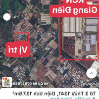 Ngân Hàng Sài Gòn Bank Thanh Lý Gấp Lô Đất Nền Sát Kcn Giang Điền,137M2 Full Tc,1Ty05