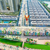 Bán Shophouse Phố Biển 2 Mặt Tiền Ngã 3 Sát Sông Venice Đường 25M, Sát Chung Cư. 100M2 Giá Bán 13 Tỷ