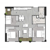 Chính Chủ Bán Căn Thương Mại Sang Tên Ngay 3 Phòng Ngủ 69M2 Tòa No2 Chung Cư Ecohome 3