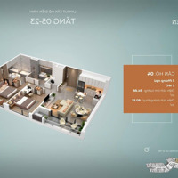 Căn 2 Phòng Ngủ Cuối Cùng Tầng Cao View Sông Tại Thảo Điền Green : 84.4M2 Tầng 15, Ntcb