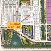 Bán Lô Liền Kề Góc 100M2 Hướng Đông Nam Phân Khu Khép Kín Bình Minh An Ninh 24/24