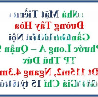 Nhà Mặt Tiền Đường Tây Hòa Gần Xa Lộ Hà Nội,Diện Tích115M2, Ngang 4.3M, Giá Chỉ 13.5 Tỷ