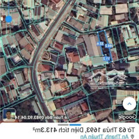 Bán Nhanh 413M2 Đất Ngang 10M Dĩ An Bình Dương, Giá Bán 6 Tỷ, Hẻm Xe Hơi