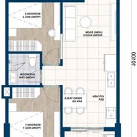 Căn hộ 2 phòng ngủ Thiên Quân Marina Plaza Cần Thơ