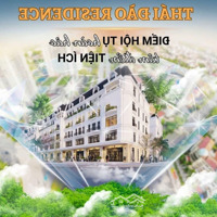 Bán Đất Nền Cách Trung Tâm Hành Chính Mới Tỉnh Bắc Giang 2Km,Dự Án Thái Đào Ricidence