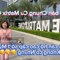 Matric One Lê Quang Đạo - Mễ Trì Biệt Thự Trên Không Cao Cấp Nhất Mỹ Đình- Chiết Khấu 500 Triệu/1 Căn.