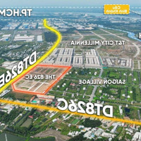 Đất Nền Long Hậu Mặt Tiền Đường 40M - Đã Có Sổ Riêng - Liên Kề Nhà Bè Và Kcn Long Hậu