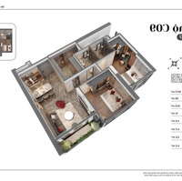Sống Tại Căn Hộ Chuẩn Gu, Giá Cực Hời! Căn Hộ 45M2 Full Nội Thất Tháp Đôi Kepler Land