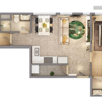 Căn Hộ Citi Grand, Nguyễn Thị Định, 55 Triệu/M2, 54M2, 2 Phòng Ngủ 2Wc