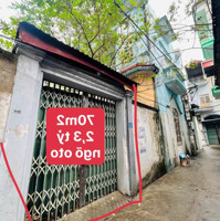 Hàng Hiếm Ngõ Oto 2,3 Tỷ, 70M2, Từ Sơn, Bắc Ninh,