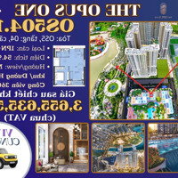 Săn Ngay Căn Hộ 1Pn+ Tại The Opus One 3,6 Tỷ! View Công Viên 36 Ha, Chiết Khấu 10,5%, Nhận Liền Vf3
